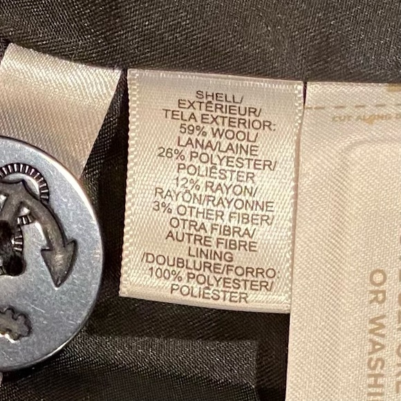 Awesome dark purple coat from LOFT - Picture 6 of 6